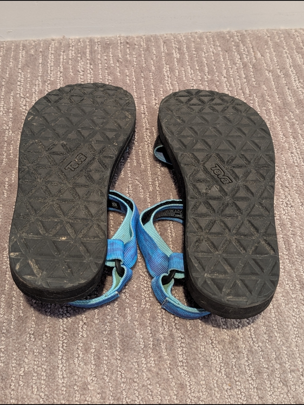Blue Tie Dye Tevas - Picture 3 of 4